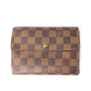 Louis Vuitton Brown Checkered Canvas Wallet